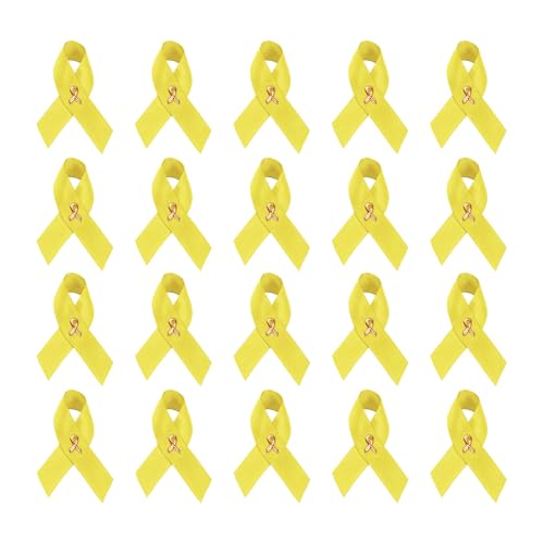 Image of 1 /2 /5 /10 /25 /50 /100pcs Satin Awareness Ribbon Pins (Pick your color), for Cancer & Disease Awareness, Bulk Quantities for Fundraising, Events, Gift Giving