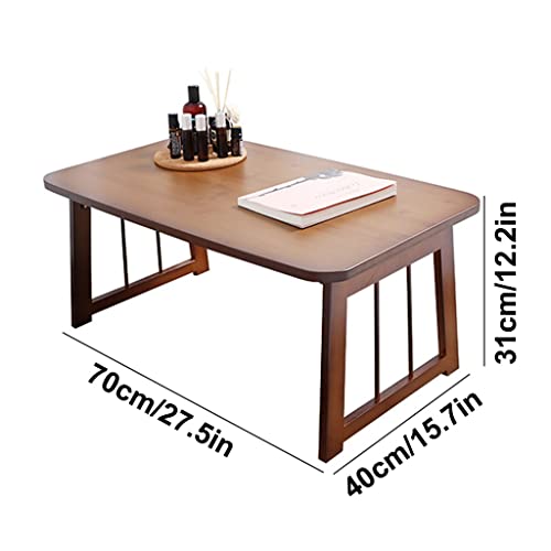 Table à thé Kun Fu multifonctionnelle pour méditation et canapé 70cm