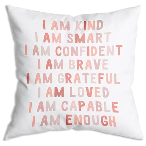 ZNGFON Inspirational Baby Girl Throw Pillow Cover Cover