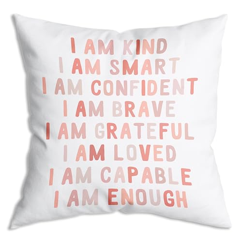 ZNGFON Boho Baby Nursery Decor - Rainbow Throw Pillow Covers, Inspirational Gifts for Girls & Toddlers