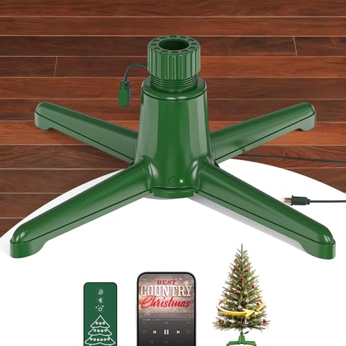 【Patent Pending】 Musical Rotating Christmas Tree...
