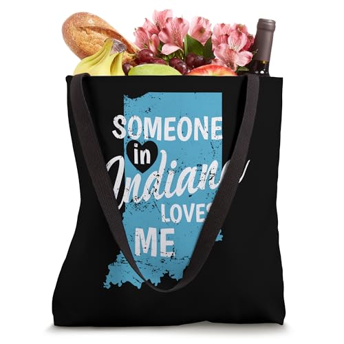 Bolso tipo tote Indiana Someone in Indiana Loves Me USA América miniatura 4