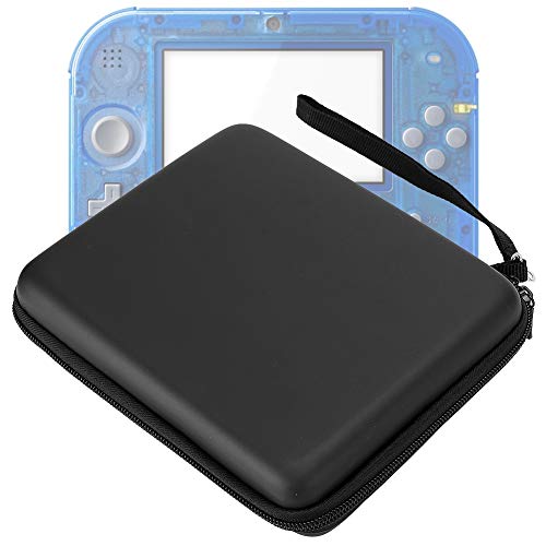 Image of 2Pcs Carrying Case for 2DS Console, EVA Hard Shell Carrying Case Portable Bag with Lacing for 2DS Console and Accessories(Black) [video game]