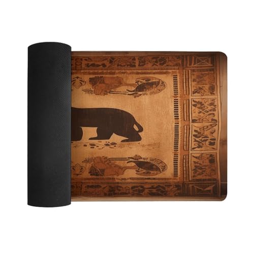 Bear Desk Mat Fashion Large Mouse Pad de Goma Antideslizante miniatura 3