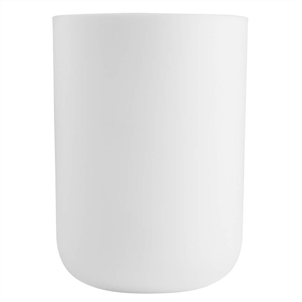 6 unids/Set de Accesorios de baño, Soporte para Cepillo de Dientes, Bote de Basura, dispensador de jabón, Taza de Enjuague, jabonera, portaescobillas de Inodoro(Blanco)