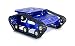 Robot Smart Car Chassis Kit Full Aluminum Alloy Tank Mobile Platform with 2WD Motors for Arduino/Raspberry Pi Robot Projects - Free Tools