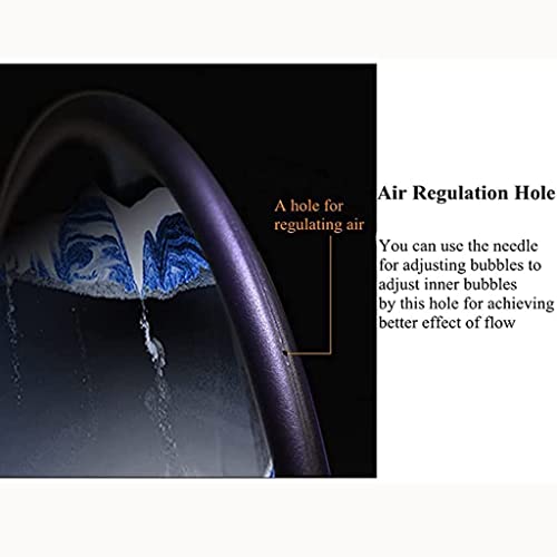 Stromend zand schilderij, bewegende zand kunst foto, 3D diepzee zandlandschap in beweging display vloeiende zand frame… - Image 6