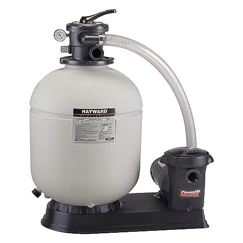 Hayward W3S210T93S ProSeries 21 in., 1.5 HP Sand Filter System for Above-Ground Pools Water Pump...