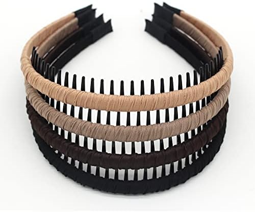 JOBAND hair accessories for women,head bands for women's hair,short hair headbands non slip zig zag hairbands (4 color)