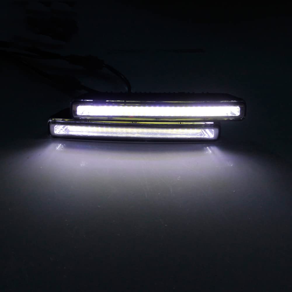 2 Szt Listwa świetlna Led Robocza Biała 6000K światło Do Jazdy Dziennej 12V Dla Jeep Truck Boat Suv Atv Offroad