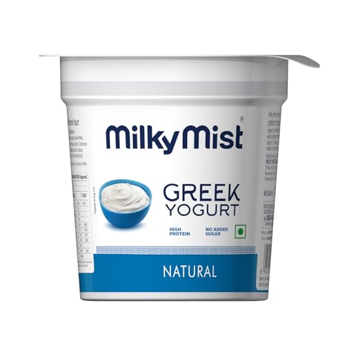 Image of Milky Mist Greek Yogurt | 7 g Protein | 100% Natural | Low Fat | Probiotic-Rich | Creamy & Delicious | 100 g