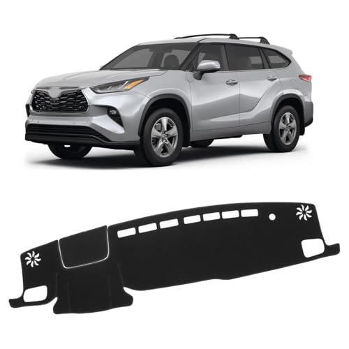 Photo 1 of KUST Black Dash Cover for Toyota Highlander 2020-2025 2026 (L