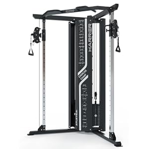 Harrier | Kabelzugstation | 1:2 & 1:1 Übersetzung | 2X 90kg Gewichtsblock | Edelstahl-Komponenten | Functional Trainer | Dualer Kabelzug