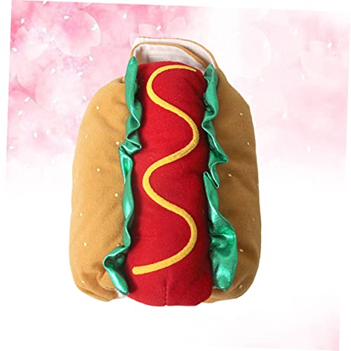 Disfraz divertido Hot Dog para mascotas XXS miniatura 5