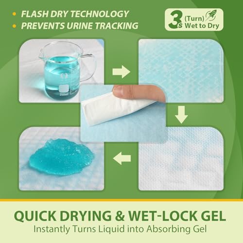 DEEP DEAR Extra Large Dog Pads 28"x34", 30 Count Thicker Puppy Pads XL, Super Absorbent Pee Pads for Dogs, Disposable Incontience Underpads for Doggies, Cats, Rabbits, Pups, Leak-Proof Pet Potty Mats - Image 6