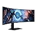 SAMSUNG 49-inch Odyssey G9 (G91F) DQHD, 144Hz, Curved Gaming Monitor, Ultra-Wide 32:9 Screen, DisplayHDR 600, AMD FreeSync™ Premium Pro, Ergonomic Stand, LS49FG910ENXZA, 2025