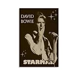 Feioust Poster d�coratif sur toile de David Bowie Musique vintage pour chambre � coucher - 30 x 45 cm