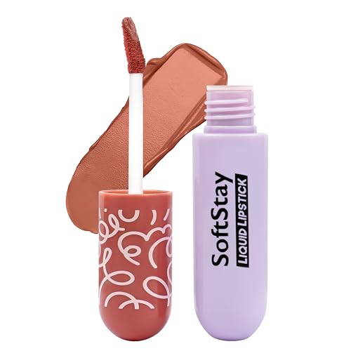 Image of Soft Stay Transferproof Liquid Lipstick| Hydrating, Highly Pigmented and Light Weight (Nude Brown, 05)