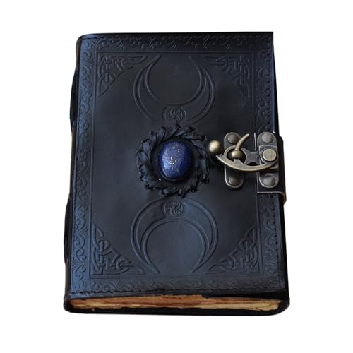 Carnet de croquis en cuir noir sans lignes : protégez vos dessins de la pliure grâce à la sangle