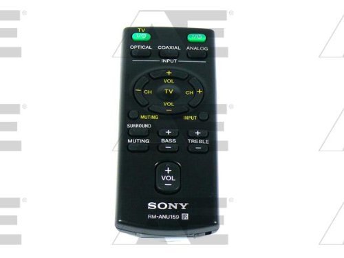 SonyOEM Original Part: 1-490-541-13 RM-ANU159 Home Theater Soundbar Remote Control