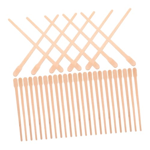 VALICLUD Wooden Wax Sticks 100pcs Hair Removal Waxing Rods Body Hairs Waxing Rods Kit