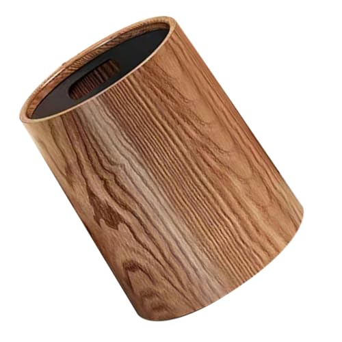 Caneca de basura rectangular color marrón para cocina y baño miniatura 1