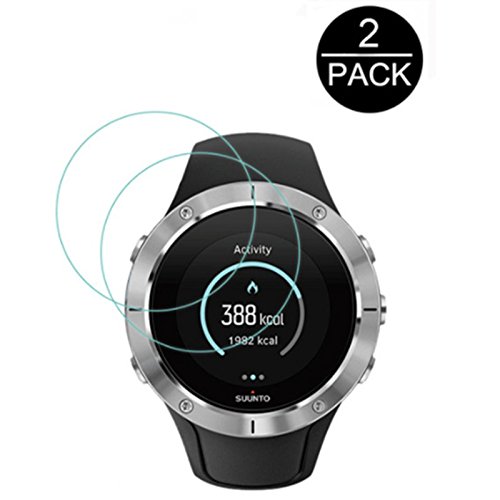 For Suunto Spartan Trainer Wrist HR High Clear Screen Protector Tempered Glass - Ultra Clear Explosion-Proof 9H Premium Protective Film Screen Protector for Suunto Spartan Trainer Wrist Hr