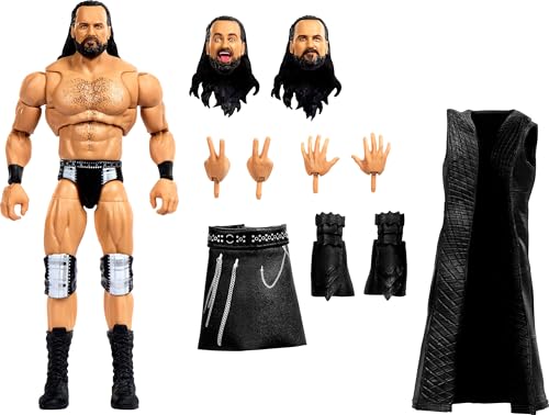 Drew McIntyre WWE Ultimate Edition avec 30 points d'articulation pour poses réelles