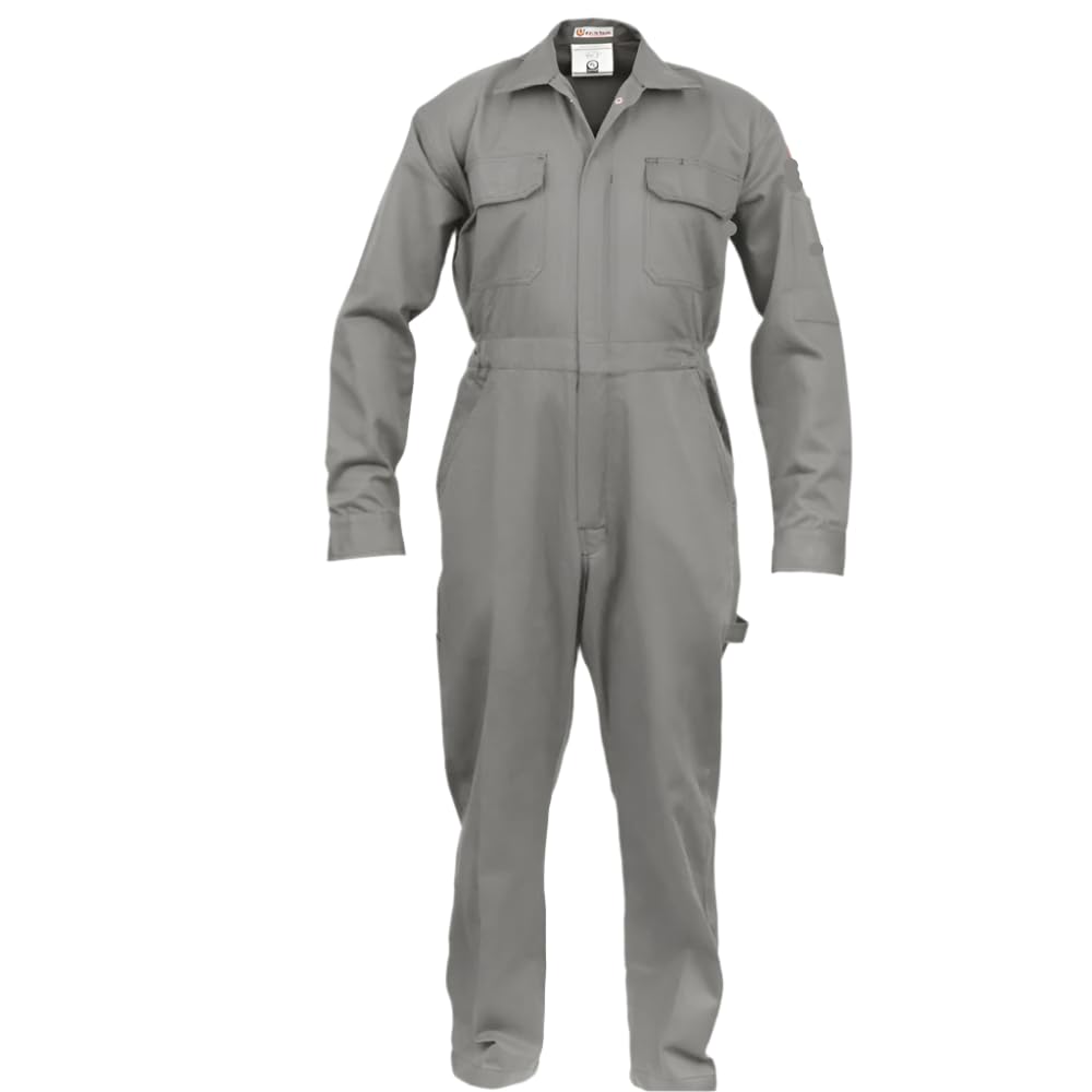 Flame Resistant FR Coverall - 88% C / 12% Nylon - 7oz