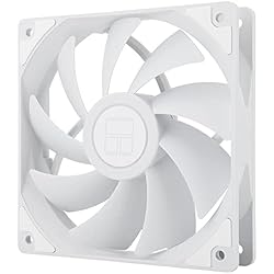 Ventilador Nassau Blanco Thermalright TL-C12CW - Ventilador para CPU (120 mm, carcasa de 120 mm, 4 pines, PWM silencioso, con rodamiento S-FDB incluido, hasta 1550 RPM, color blanco)