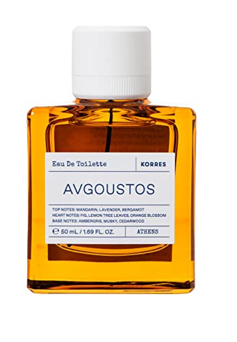 Korres Avgoustos Eau De Toilette Man, 50 Ml, Vegano Korres Avgoustos Eau De Toilette Man, 50 Ml, Vegano