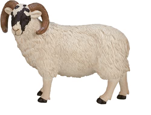 Showpiece Puzzles MOJO Premium handbemalte Bauernhoftier-Figuren (Schaf – Schwarze Ram) – Bild 4