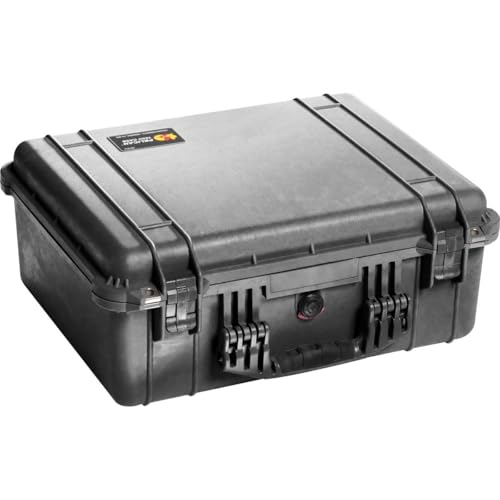Image of Pelican 1550-005-110 EMS Case Black w /Padded Divider & Lid Organizer