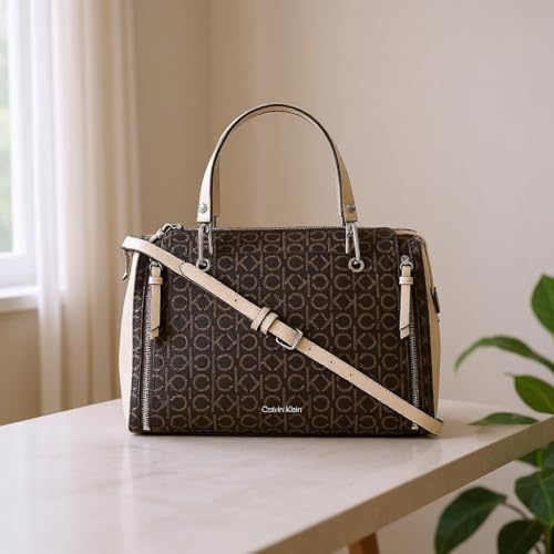 Image of Calvin Klein Bubble Lamb Novelty Organization Satchel
