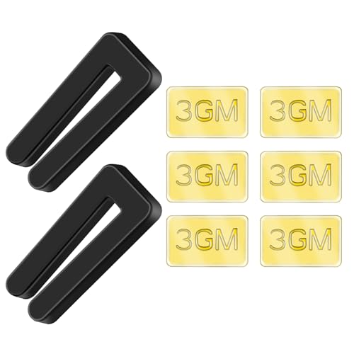 8 PCS Ceiling Fan Blade Balancing Kit, 2 Set Ceiling Fan Balancing Kit Including 2 pcs Plastic Fan Balancing Clips and 6 PCS Metal Self-Adhesive 3G Weight for Ceiling Fan Weight Balancing