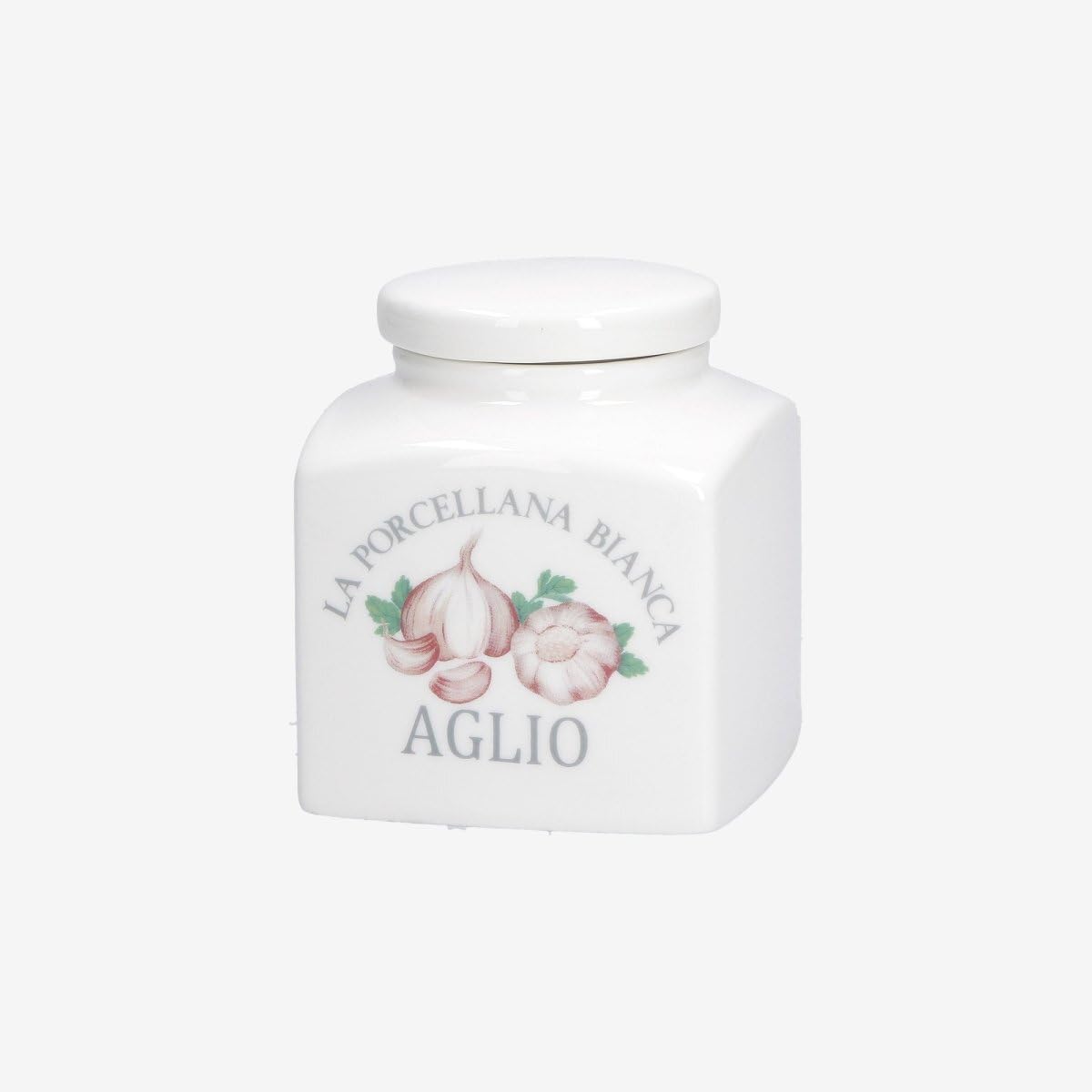 Contenitore Per Aglio In Porcellana - Barattolo Decorato Per Cucina Con Chiusura Ermetica | Capacità 500 Cc - Foto 2