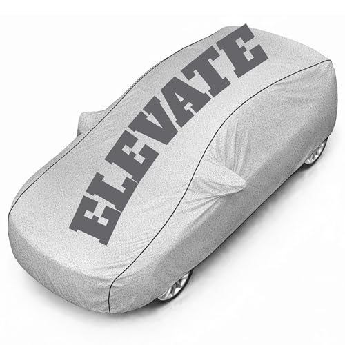 Image of Superior Grade Quality Elevate Cover (All Variants) Car Body Cover - 100% Waterproof Custom Fit with Mirror Pockets | Triple-Stitched Elastic Design, Heat Reflective, Anti-Dust, All-Weather