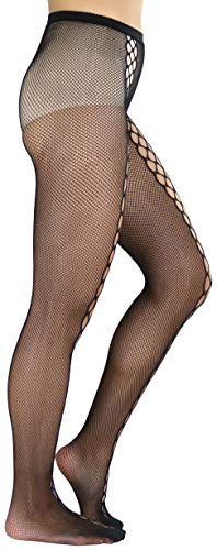 Image of ToBeInStyle Womens High Fashion Sheer Full Footed Vertical Stripe Tights