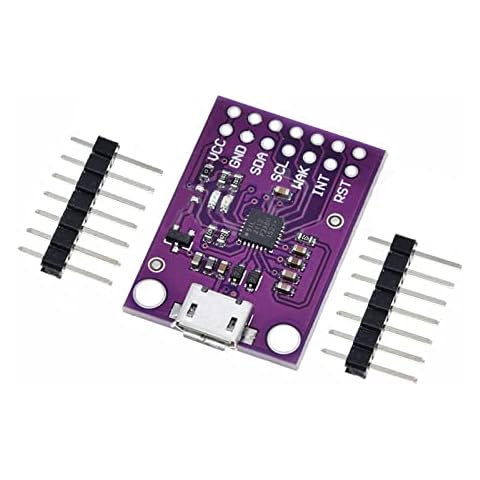 AIYAYOU CP2112 Debug Board USB to I2C Communication Module 2.0 MicroUSB 2112 Evaluation Kit Sensor Module Adapter 4.0-5.25V Cp2112 Debug Board USB to I2c Communication Module Cover