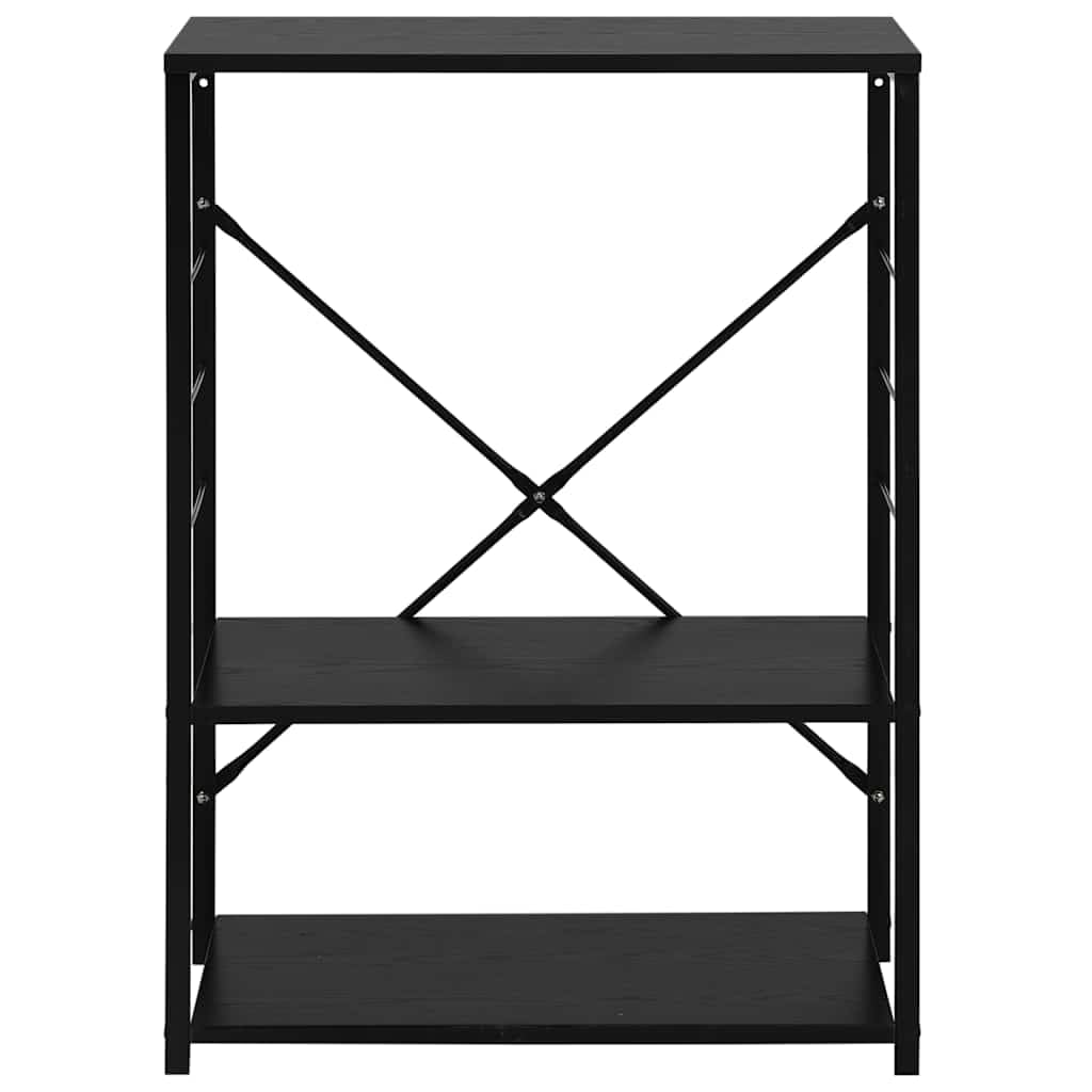 Scaffale per microonde, 60 x 40 x 80 cm, in legno, nero
