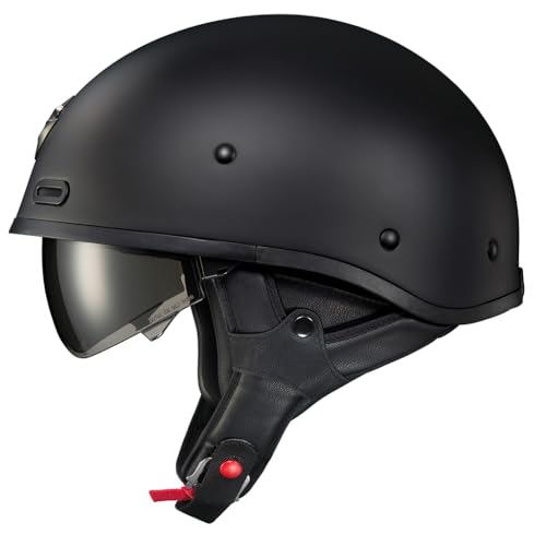 Image of ScorpionEXO Covert X Open Face Half Shell 3 /4 Mode Motorcycle Helmet Comm Ready Speaker Pockets DOT