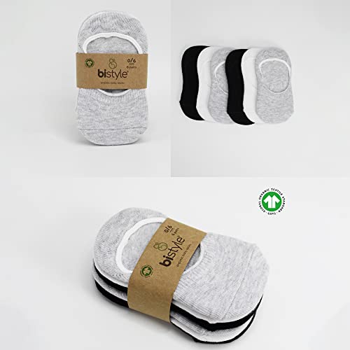 bistyle Baby No Show Socks 6 Pairs | Newborn Infant Toddlers Socks Anti-Allergic Cotton | Kids Boys Girls Low Cut Ankle Socks4