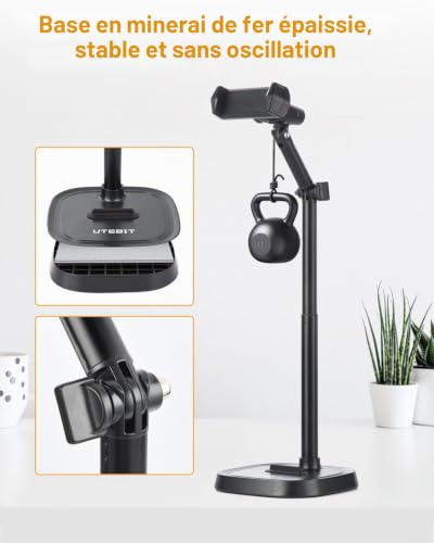 Support de téléphone pour tournage UTEBIT multi-angles stable - 3
