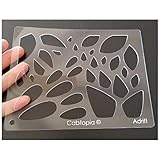 Cabtopia - Lapidary Jewelry Design Template Stencil'Adrift'