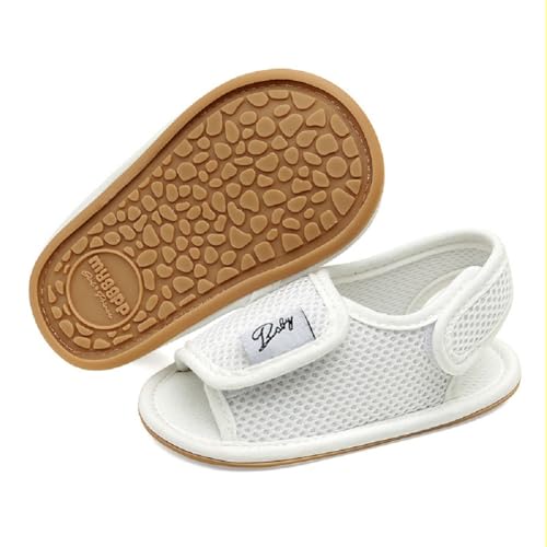 Image of RVROVIC Baby Boys Girls Sandals Premium Infant Summer Outdoor Shoes PU Lightweight Soft Anti-Slip Sole Toddler Prewalker