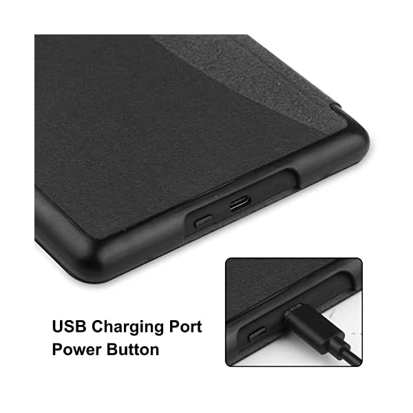VOVIPO Hülle für 6,8" Kindle Paperwhite (11. Generation - 2021) und Kindle Paperwhite Signature Edition - Die dünnste und leichteste Schutzhülle Tasche mit Auto Sleep/Wake-Black – Bild 5