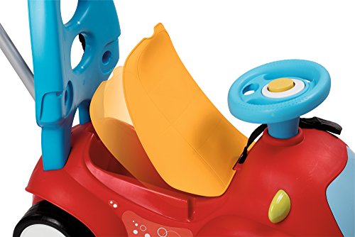 41lA0ZEfJ3L Smoby - Porteur Maestro Balade Rouge - Pour Enfant Dès 6 Mois - Evolutif - Roues Silencieuses - Klaxon - 720302
