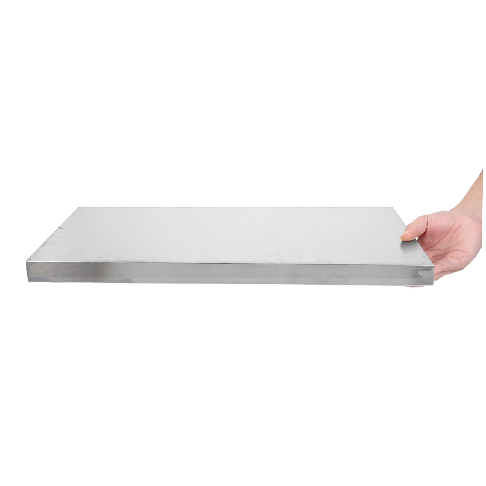 Metall Wandregal Klappbar 40 X 30cm Edelstahl Aufbewahrungsregal für Küche und Badezimmer Wandmontiertes Hängeregal für Gastronomie und Haushalt