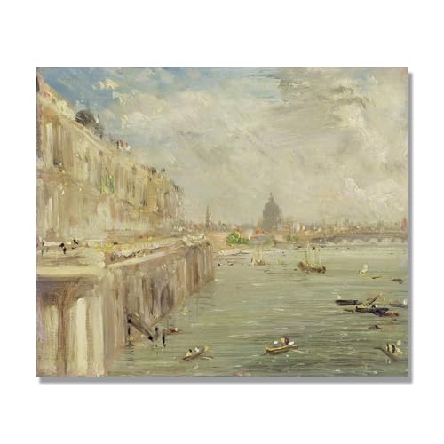 John Constable Paysage 17 Toile Fine sans Cadre pour Mur Vide Ferme