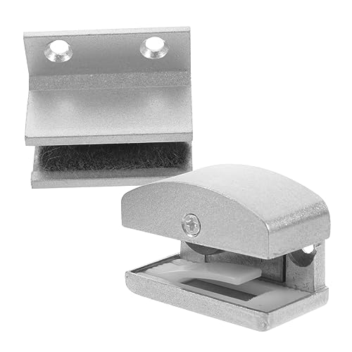 4 Pcs Batente De Porta Guia Inferior Da Porta Deslizante Guia De Piso Para Porta Deslizante Banho Gu